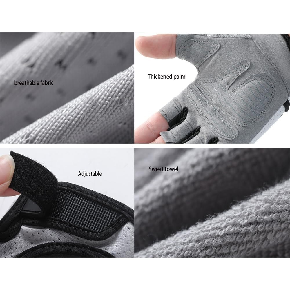Cycling Glove Padded - Женские перчатки для тренировок без пальцев,