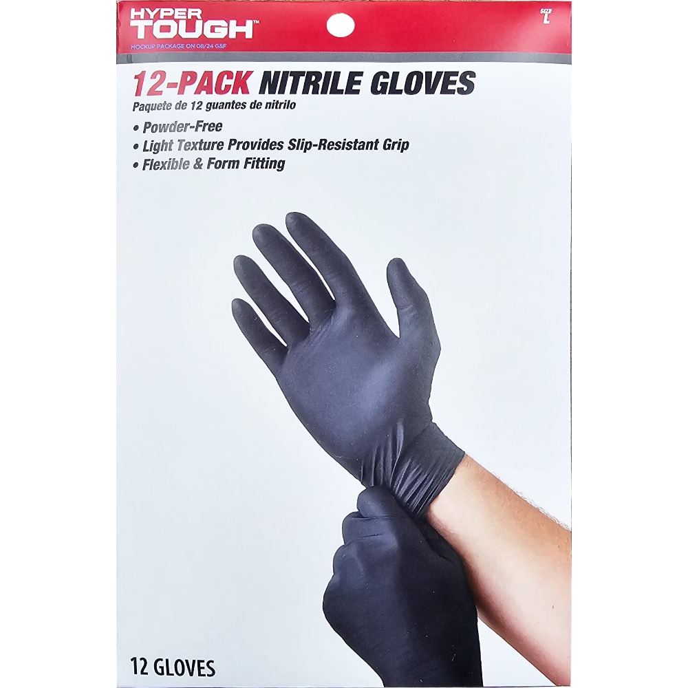 Exam Glove Nitrile - Одноразовые нитриловые перчатки большого размера, коробка