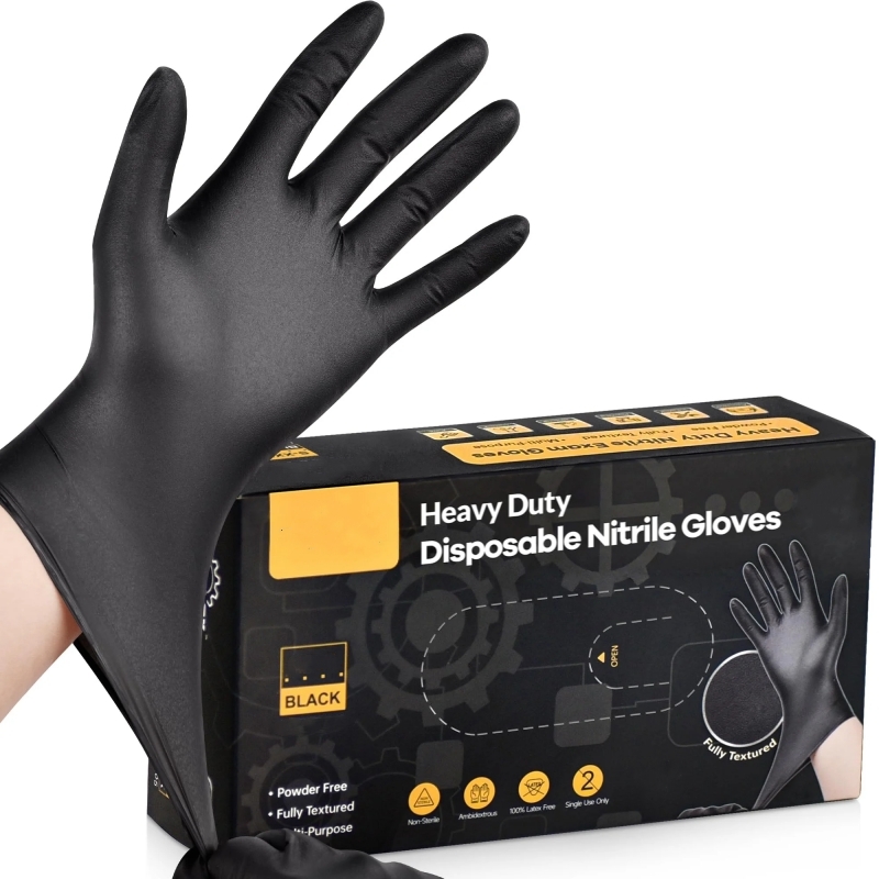Latex Disposable Glove - 20 шт. черные одноразовые нитриловые перчатки