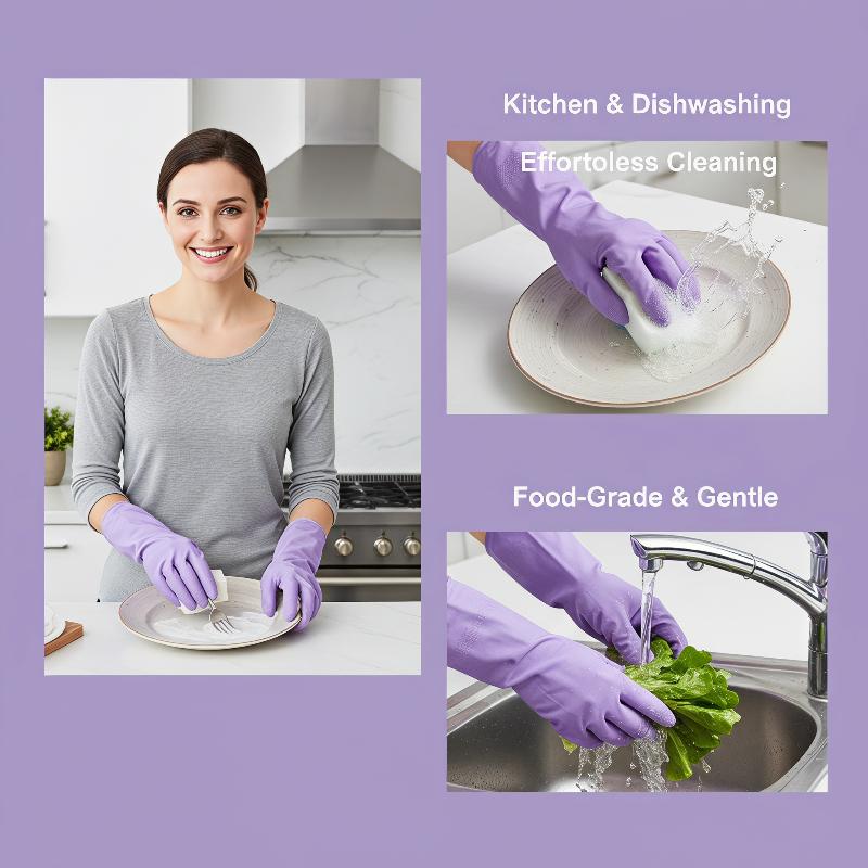 Dish Glove Rubber - 1 пара латексных перчаток для мытья