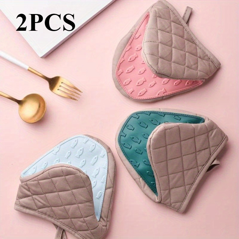 Oven Mitt Silicone - 2 шт. силиконовых накладок | Эргономичные