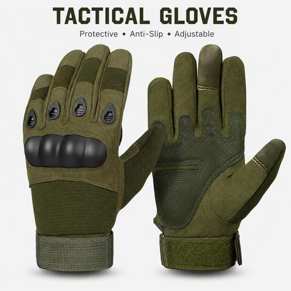 Motorcycle Glove Knuckle - Тактические перчатки с полным покрытием пальцев,