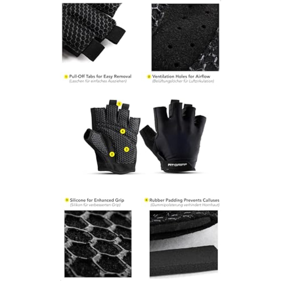 ®   Перчатки для тренировок с  – обзор и цена Workout Glove Gym