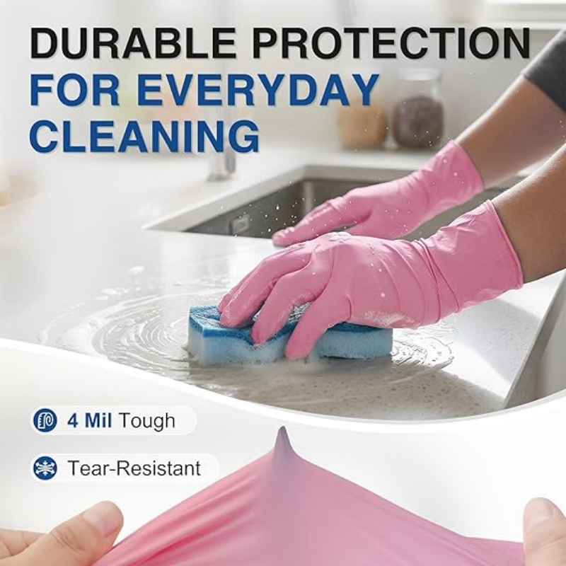 Розовые нитриловые одноразовые – обзор и цена Latex Disposable Glove