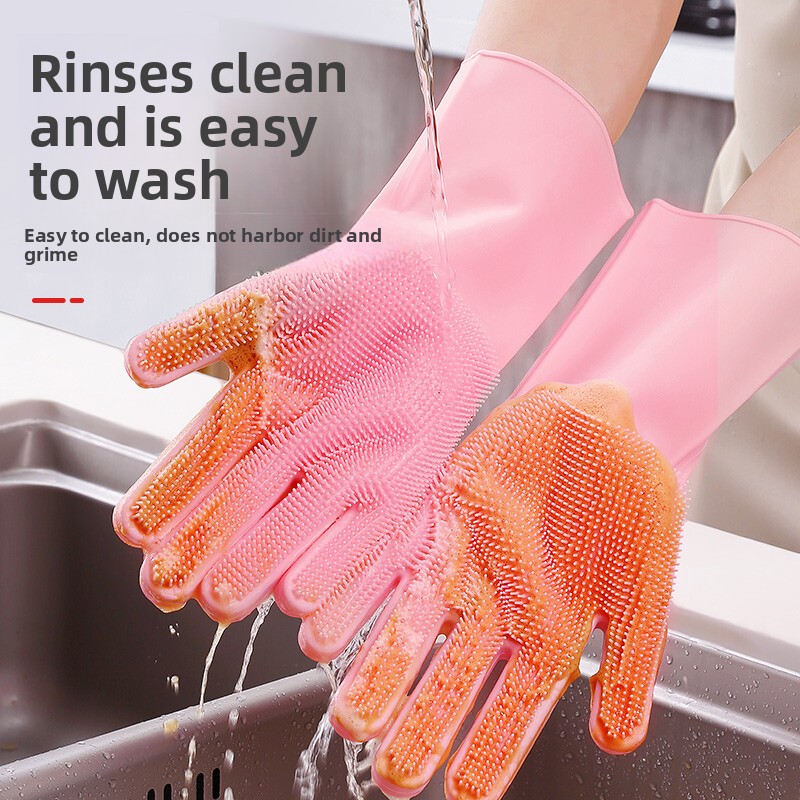 Силиконовые перчатки для мытья – обзор и цена Dish Glove Rubber