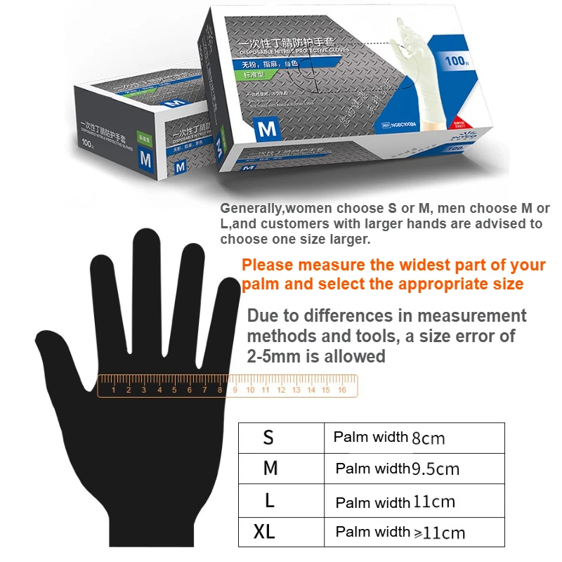 100 шт. нитриловых одноразовых – обзор и цена Exam Glove Nitrile