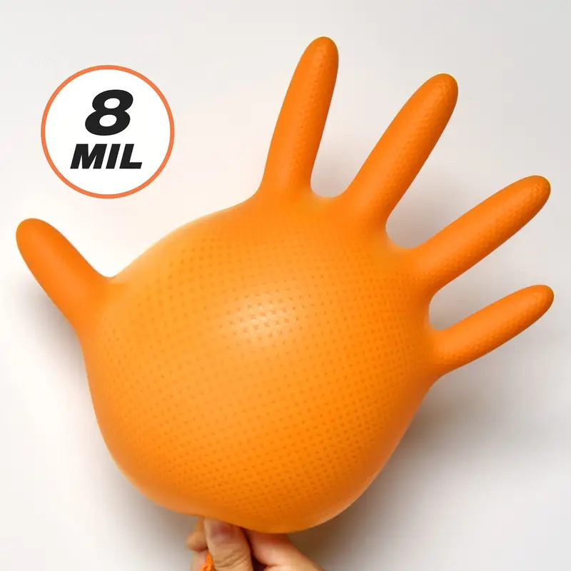 Прочные оранжевые нитриловые п – обзор и цена Nitrile Mechanic Glove