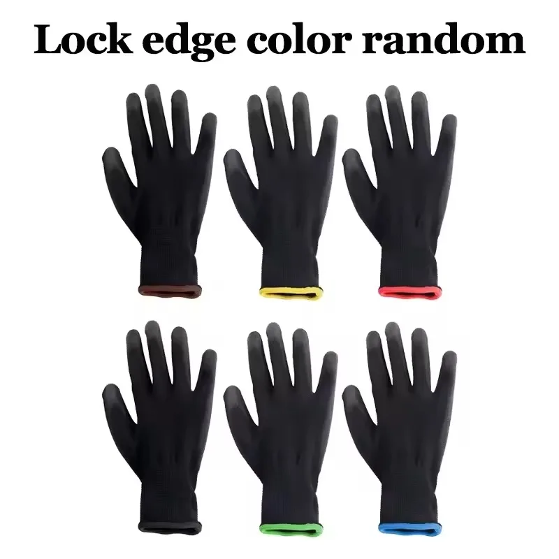 6/12/18 шт. черные перчатки с  – обзор и цена Nitrile Mechanic Glove