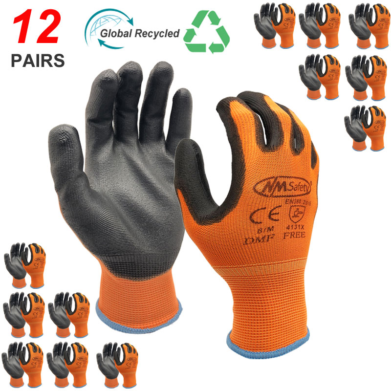 NMSafety, 12 пар рабочих перча – обзор и цена Nitrile Mechanic Glove