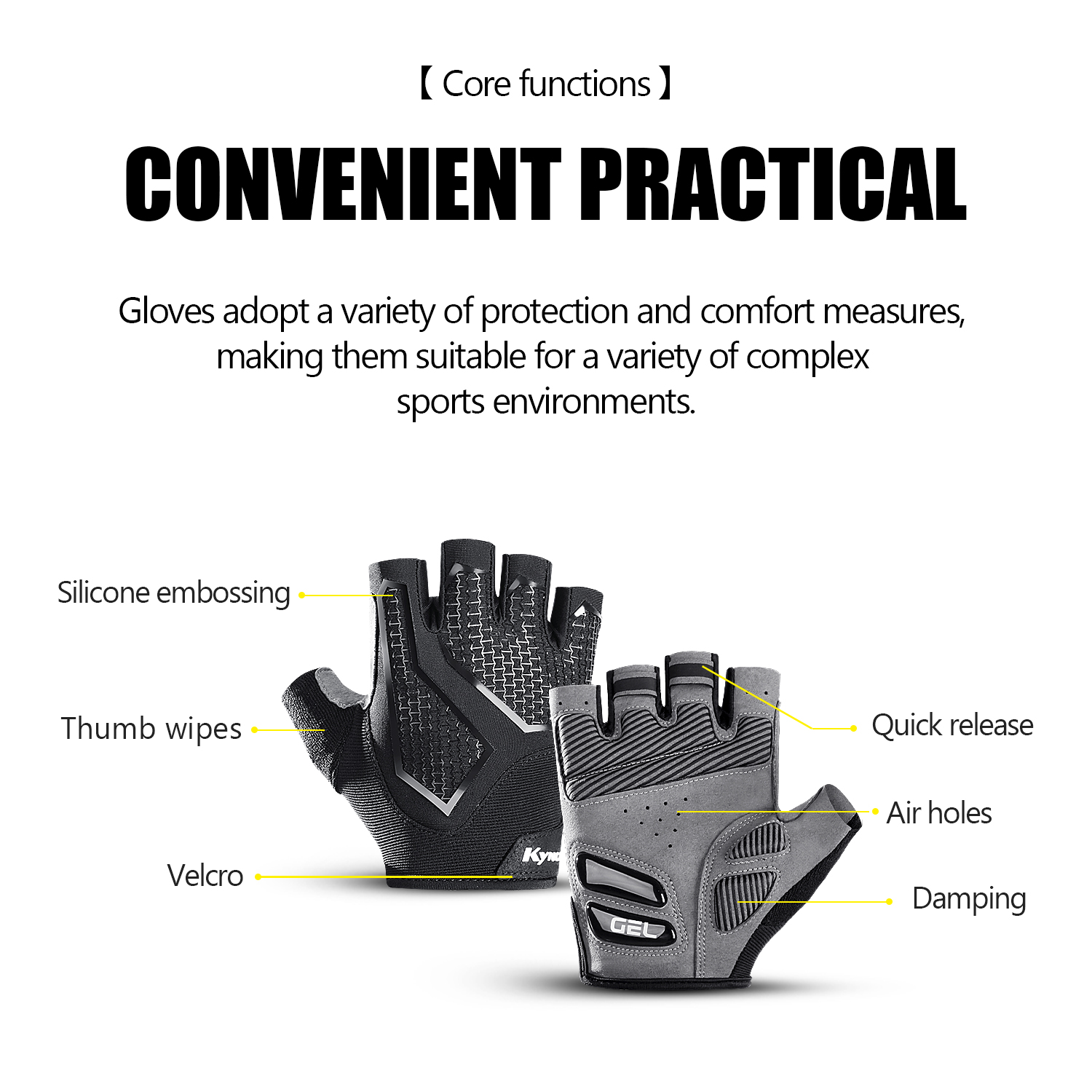 Перчатки на полпальца для мужч – обзор и цена Cycling Glove Padded