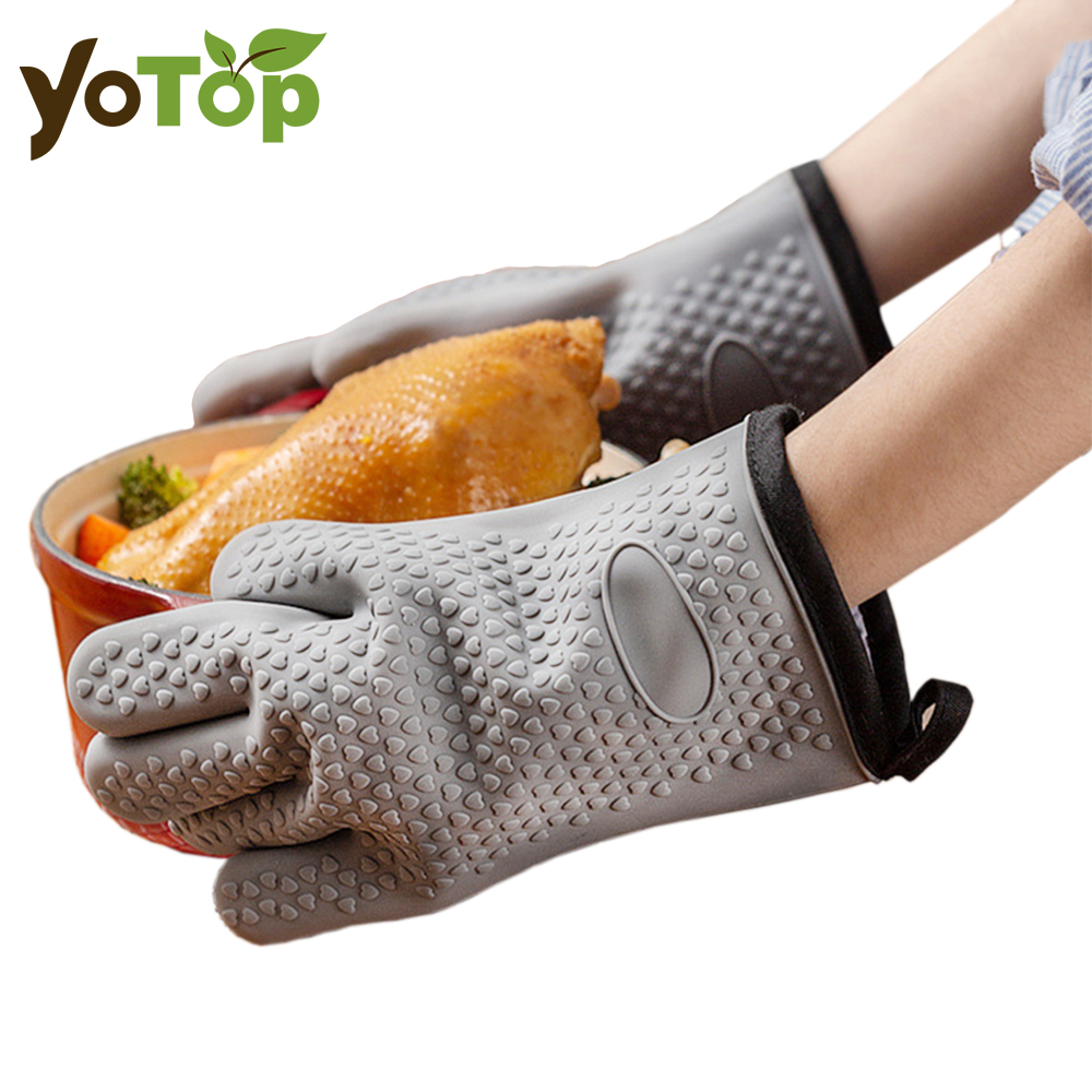 Термостойкие силиконовые перча – обзор и цена Oven Mitt Silicone